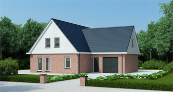 Woningtype GL2 - Kunststof topgevels