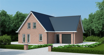 Woningtype GL2 - Gemetselde topgevels