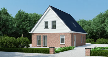 Woningtype GL4 - Kunststof topgevels